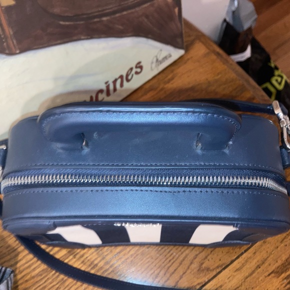 Kate Spade Traveler Trunk Novelty Crossbody Bag - Navy & Cream - EUC - Picture 5 of 9